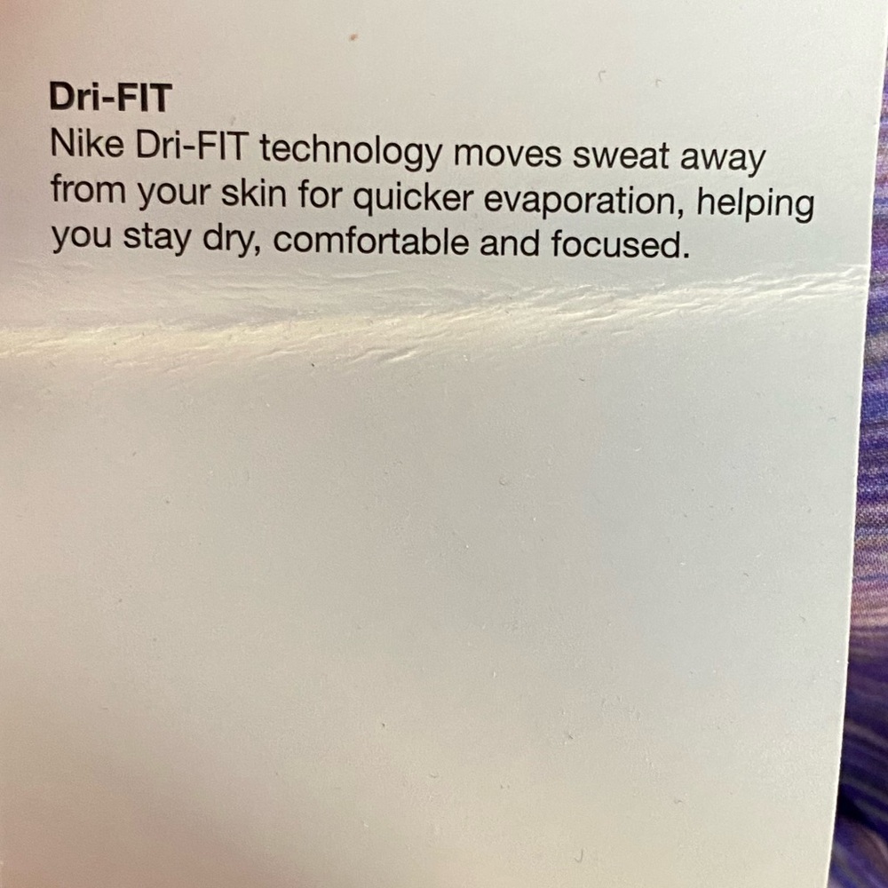 Nike Women's Heathered Purple Athletic Shorts, Size Small NWT - Picture 5 of 6